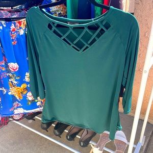 Green blouse Large